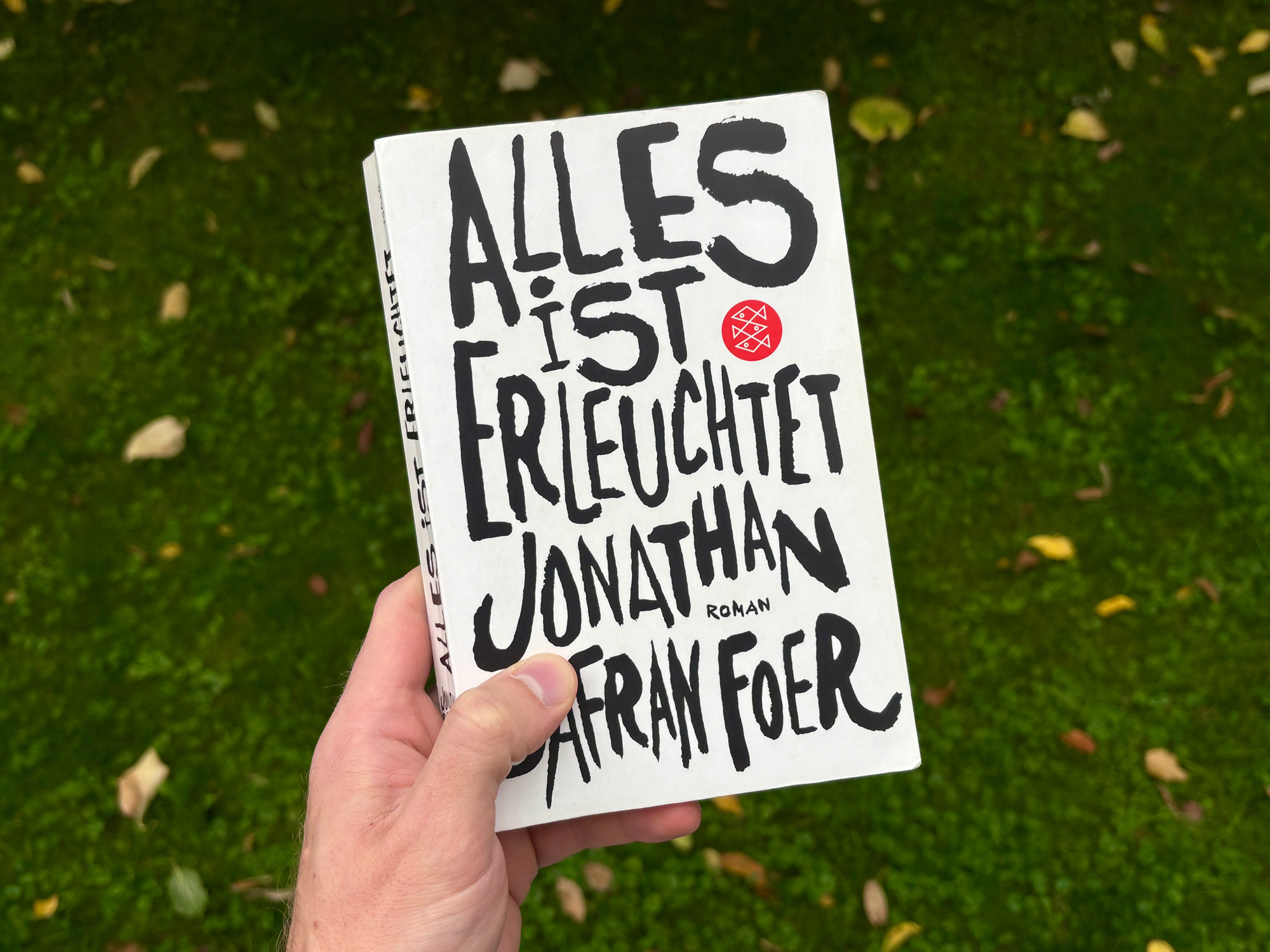 Foto des Romans "Alles ist erleuchtet" von Jonathan Safran Foer